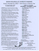 Weekly Bulletin for November 6, 2022