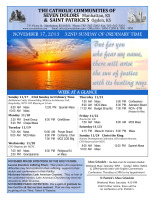 Weekly Bulletin for November 17, 2013