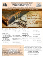 Weekly Bulletin for October 6, 2013