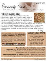Monthly Newsletter for January 2017