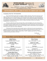 Weekly Bulletin 09.08.2024