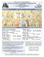 Weekly Bulletin for November 1, 2015