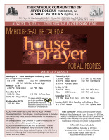 Weekly Bulletin for August 17, 2014