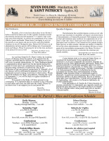 Weekly Bulletin for 09.03.2023