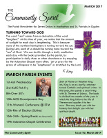 Monthly Newsletter for March 2017
