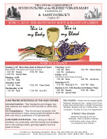 Weekly Bulletin for June 7, 2015