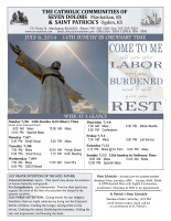 Weekly Bulletin for July 6, 2014