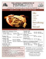 Weekly Bulletin for May 4, 2014