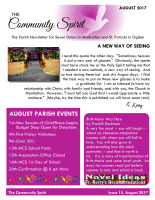Monthly Newsletter for August 2017