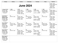 June 2024 Calendar