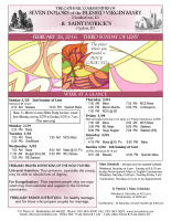 Weekly Bulletin for February 28, 2016
