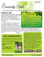 Monthly Newsletter for July 2017