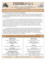 Weekly Bulletin 10.20.24