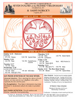 Weekly Bulletin for May 15, 2016
