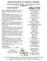 Weekly Bulletin for December 5, 2021