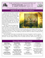 Weekly Bulletin for 03.29.2026