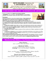 14 Diciembre III Domingo Adviento