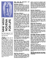 9 Week Rosary for Life 2014
