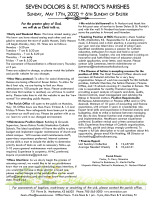 Weekly Bulletin for May 17, 2020