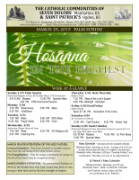 Weekly Bulletin for March 29, 2015