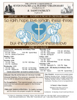 Weekly Bulletin for January 31, 2016