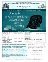 Weekly Bulletin for July 5, 2015