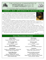 Weekly Bulletin for 8.03.2025