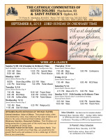 Weekly Bulletin for September 8, 2013