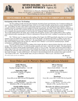 Weekly Bulletin 09.22.2024