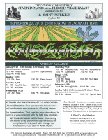 Weekly Bulletin for September 20, 2015