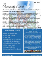 Monthly Newsletter for May 2018