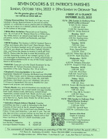 Weekly Bulletin for October 16, 2022