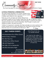Monthly Newsletter for July 2018