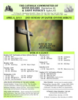 Weekly Bulletin for April 6, 2013