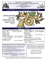 Weekly Bulletin for November 29, 2015