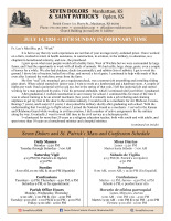 Weekly Bulletin 07.14.2024