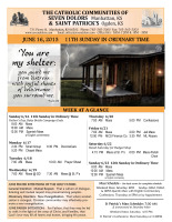 Weekly Bulletin for June 16, 2013