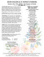 Weekly Bulletin for May 19, 2019