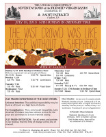Weekly Bulletin for July 19, 2015