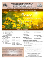 Weekly Bulletin for May 5, 2013