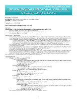 Parish Council Minutes November 2024